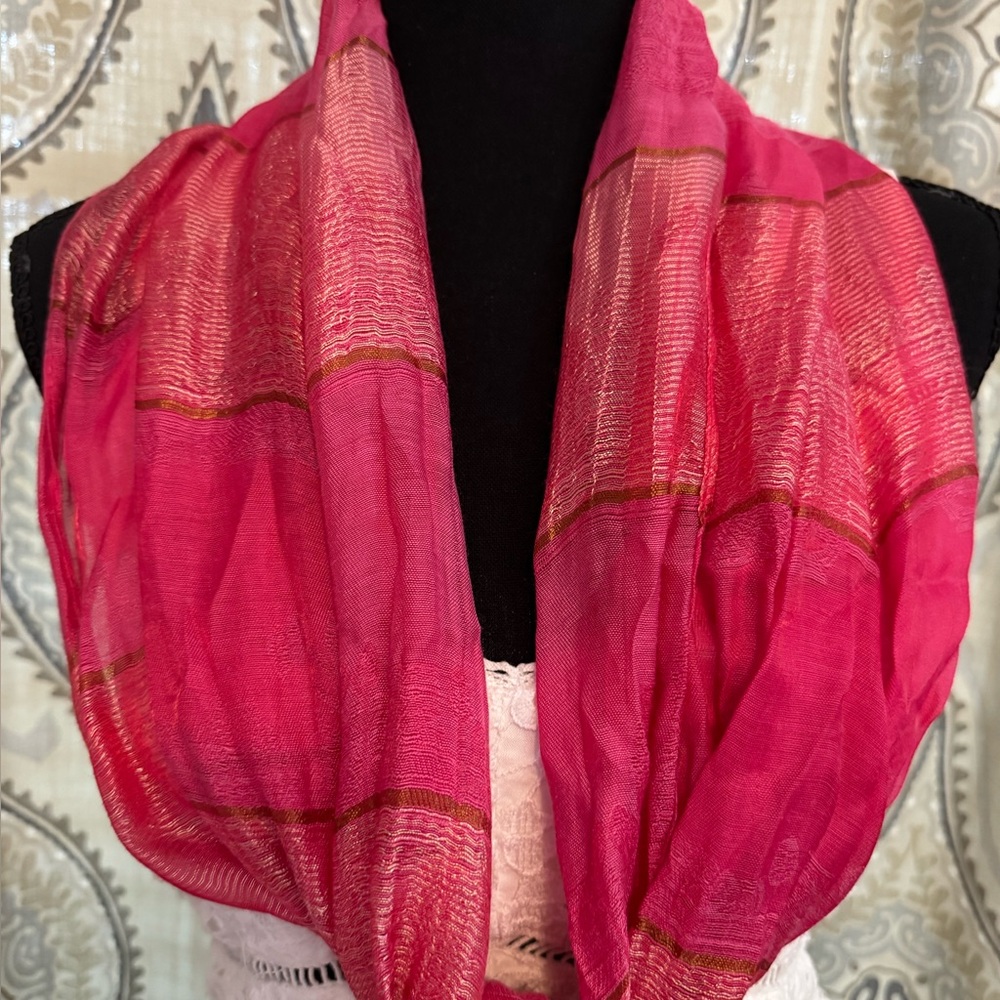 Elegant Pink Scarf